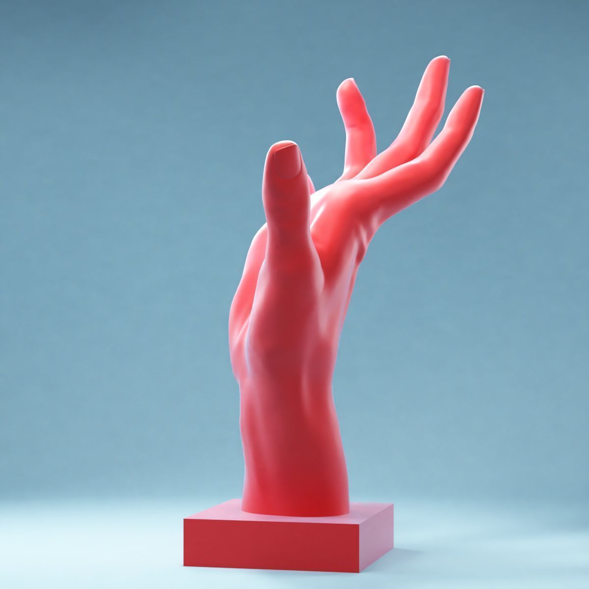 Hands 6 hand sculpture 3D print model_8