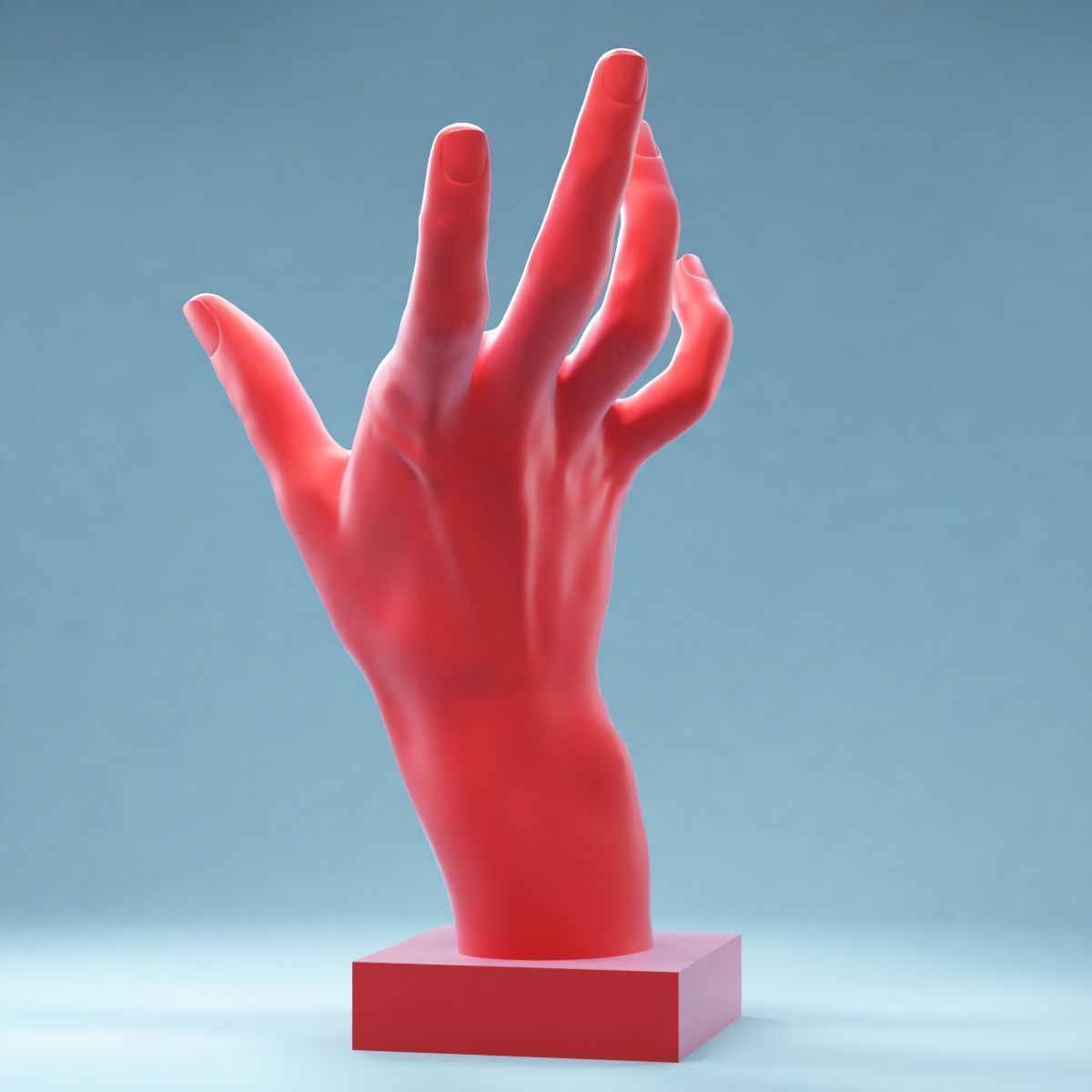 Hands 6 hand sculpture 3D print model_5