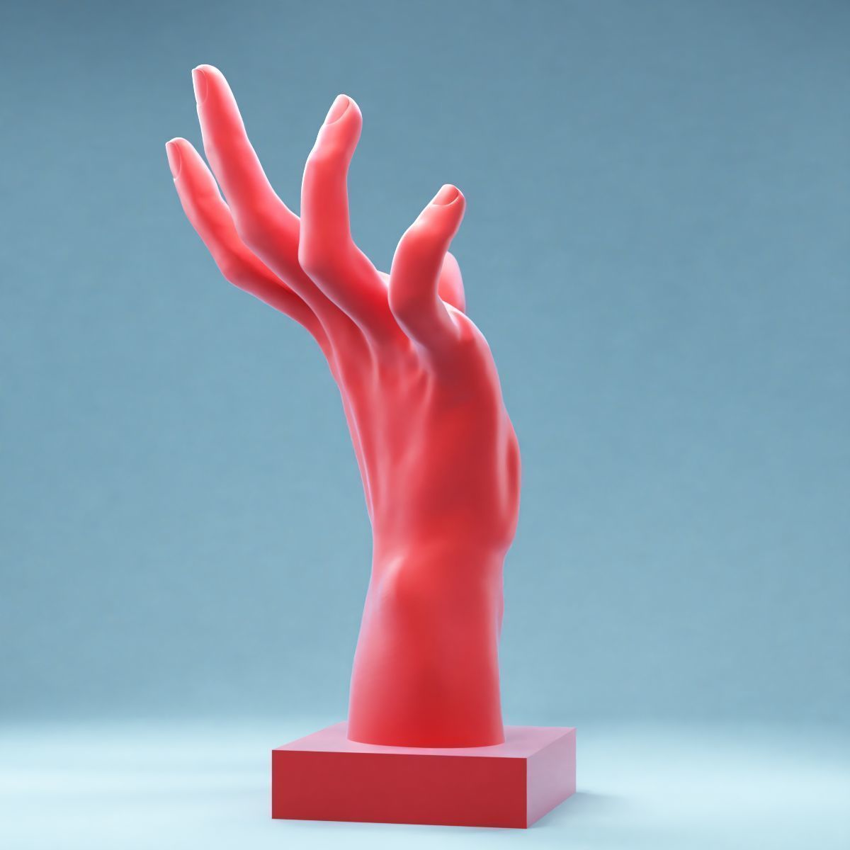 Hands 6 hand sculpture 3D print model_2