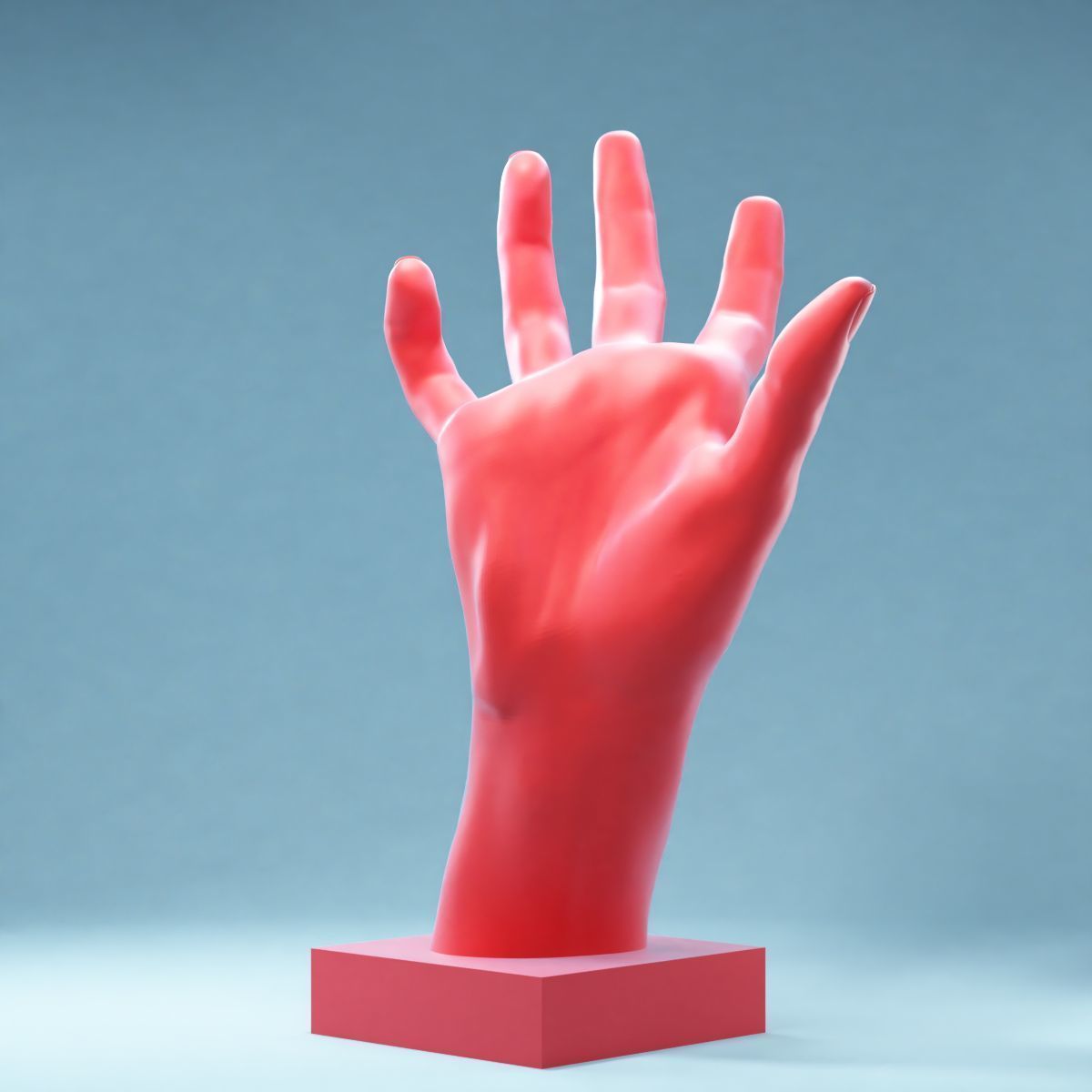 Hands 6 hand sculpture 3D print model_10