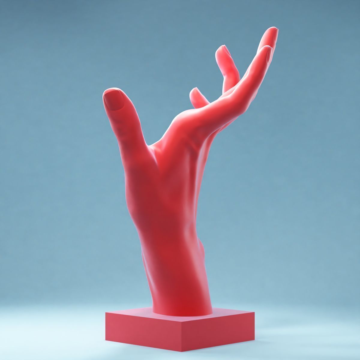 Hands 6 hand sculpture 3D print model_7