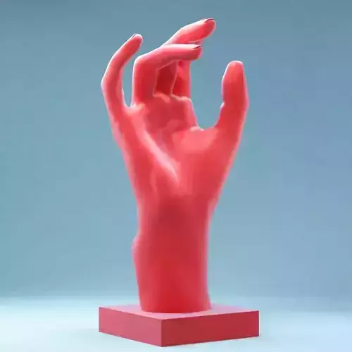 Hands 5 mannequin hand 3D print model