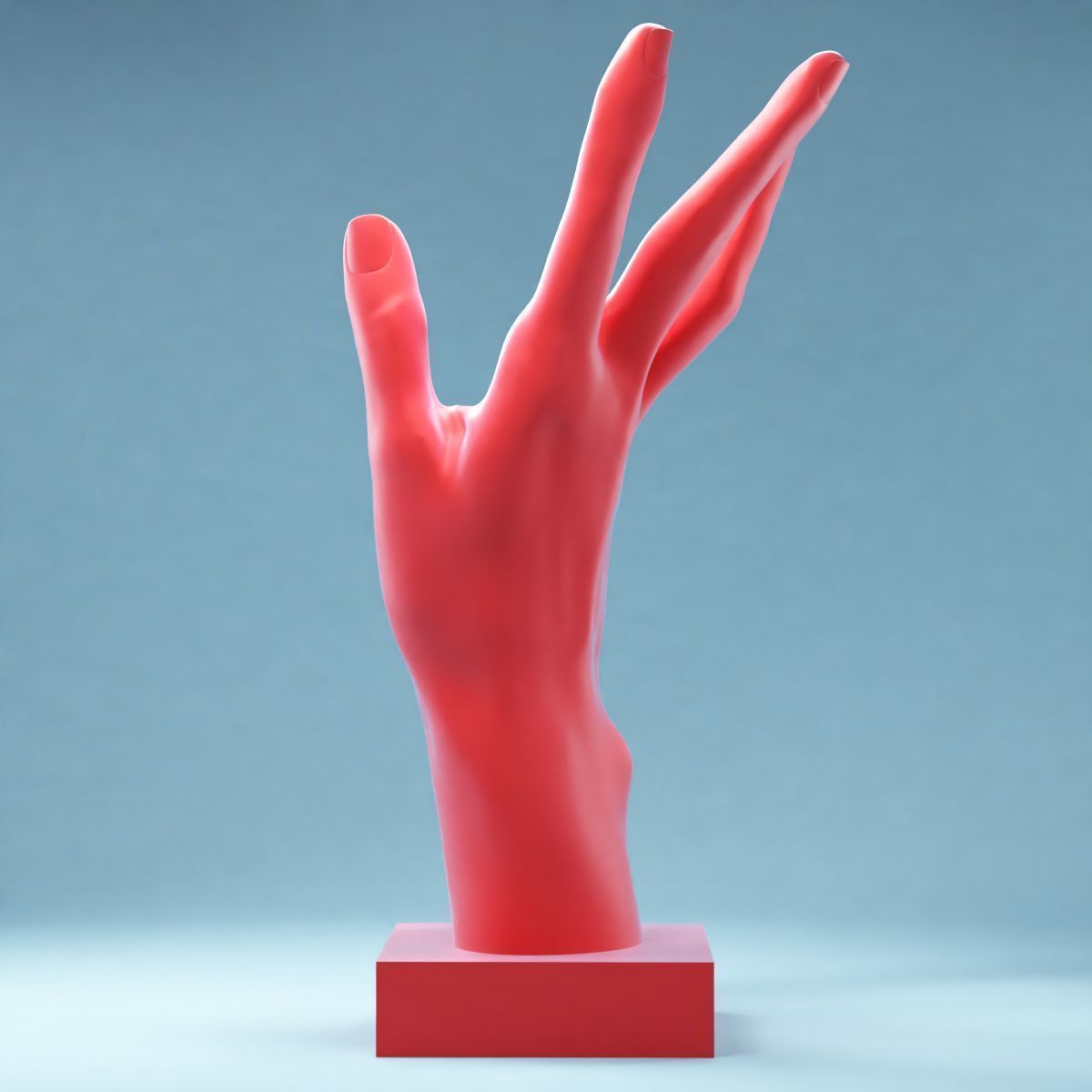 Hands 4 mannequin hand 3D print model_6