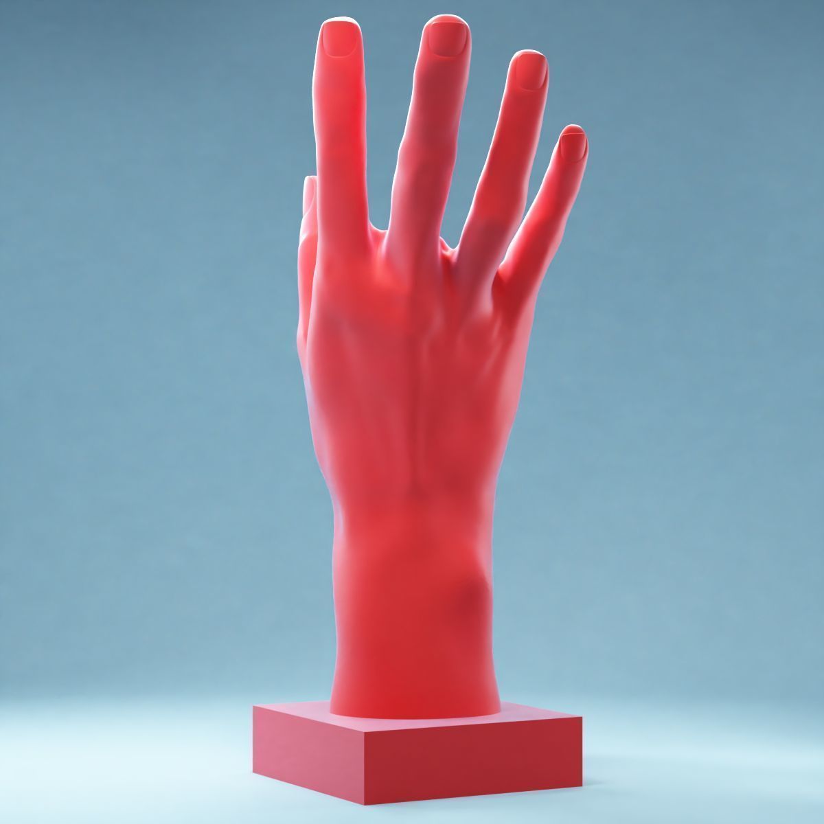 Hands 4 mannequin hand 3D print model_4