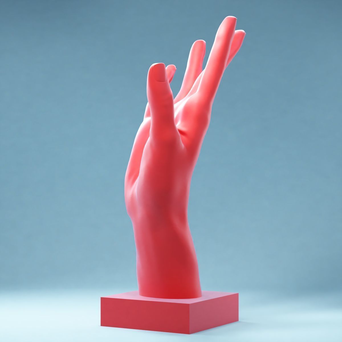 Hands 4 mannequin hand 3D print model_8