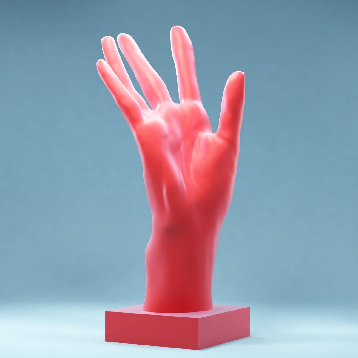 Hands 4 mannequin hand 3D print model_11
