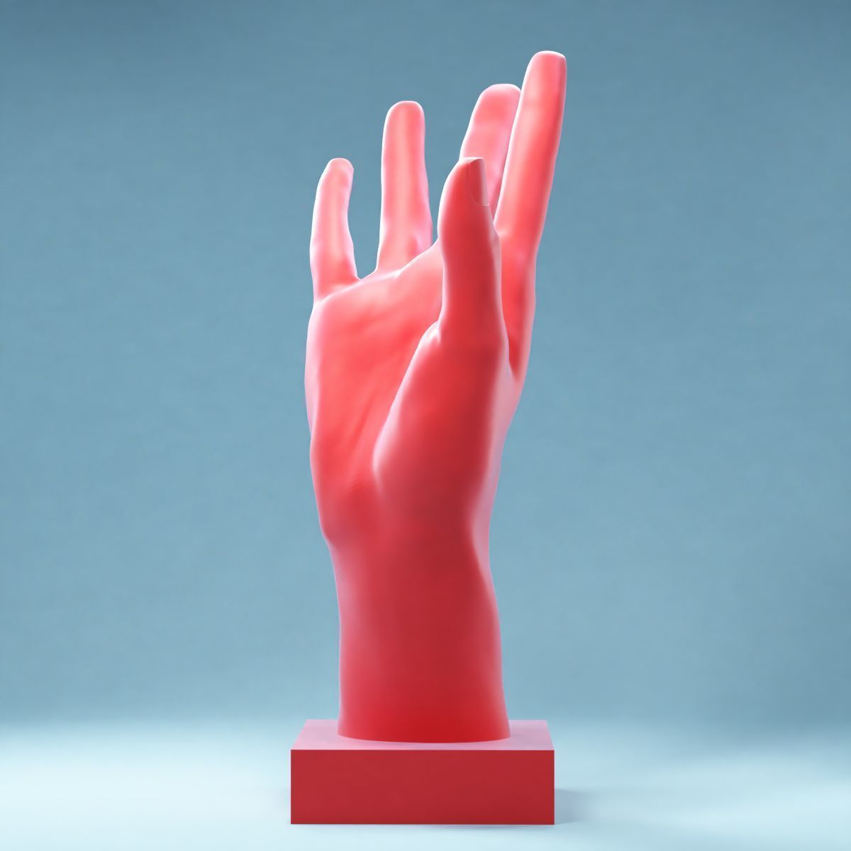 Hands 4 mannequin hand 3D print model_9