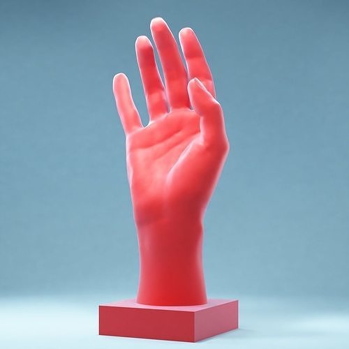 Hands 1 hand 3D print model