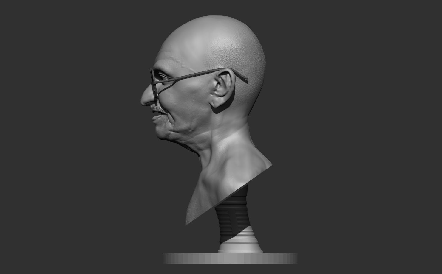 MAHATMA GANDHI MOHANDAS KARAMCHAND GANDHI BAPU FATHER OF NATION 3D print model_3