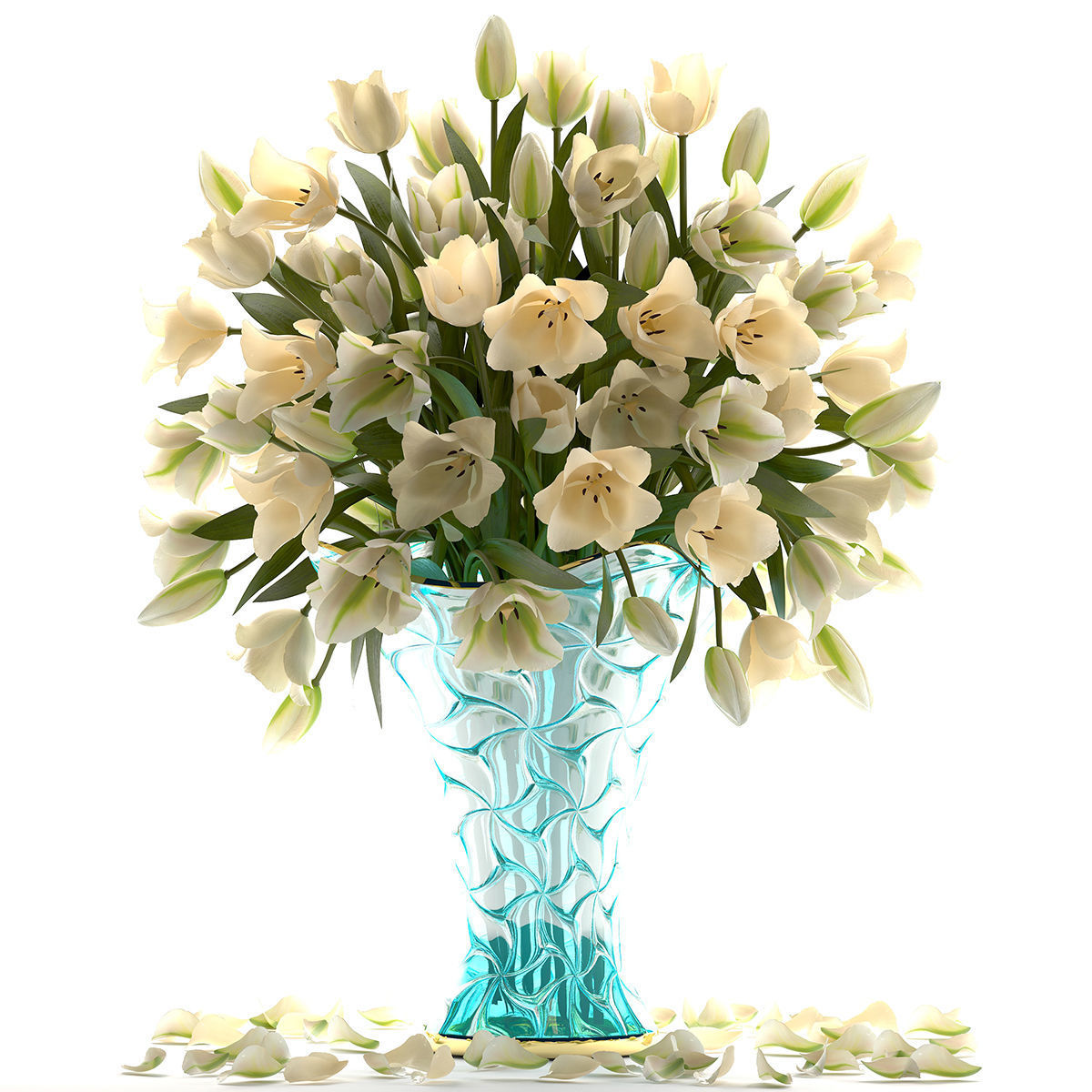 Collection of bouquets 30 pieces 3D model_11