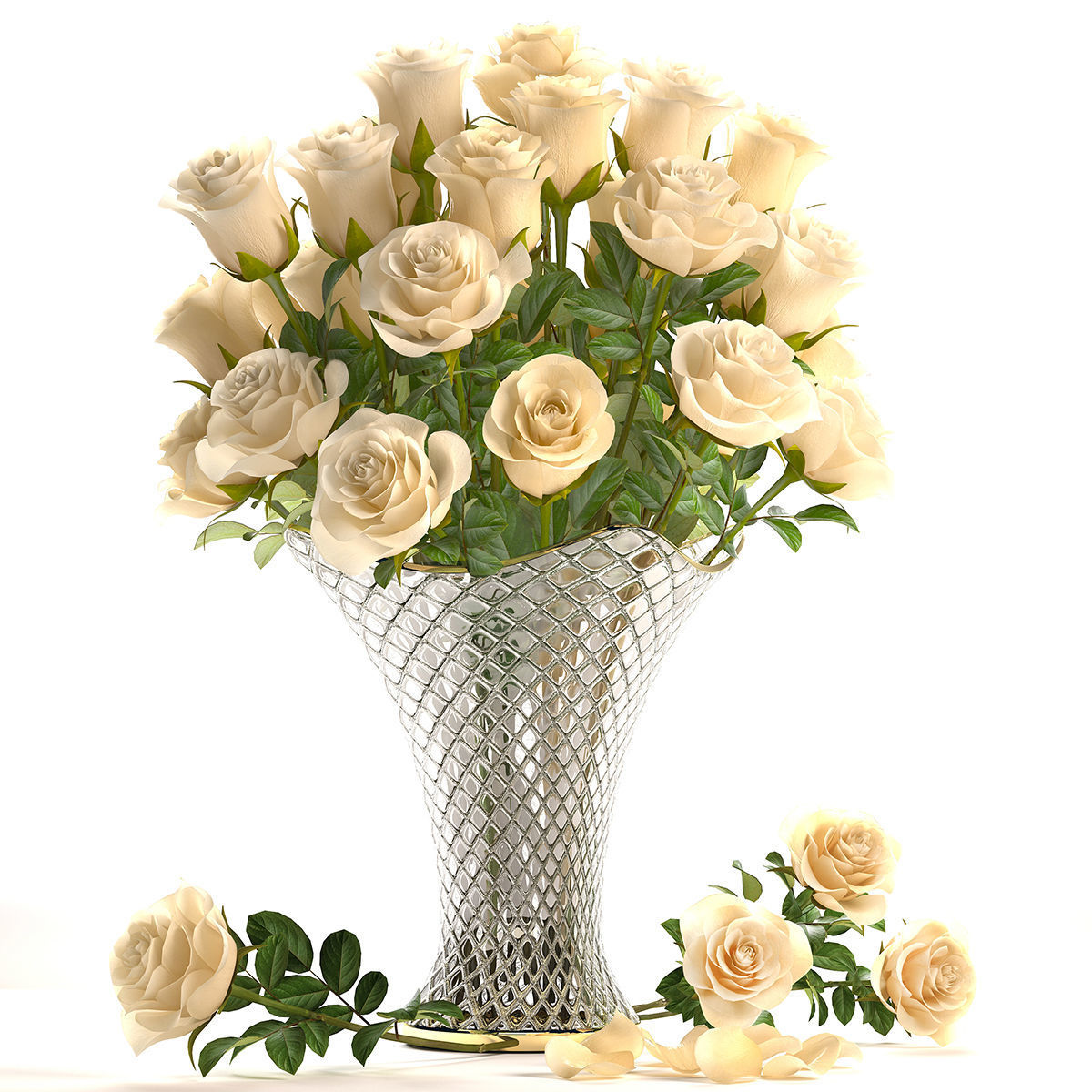 Collection of bouquets 30 pieces 3D model_17
