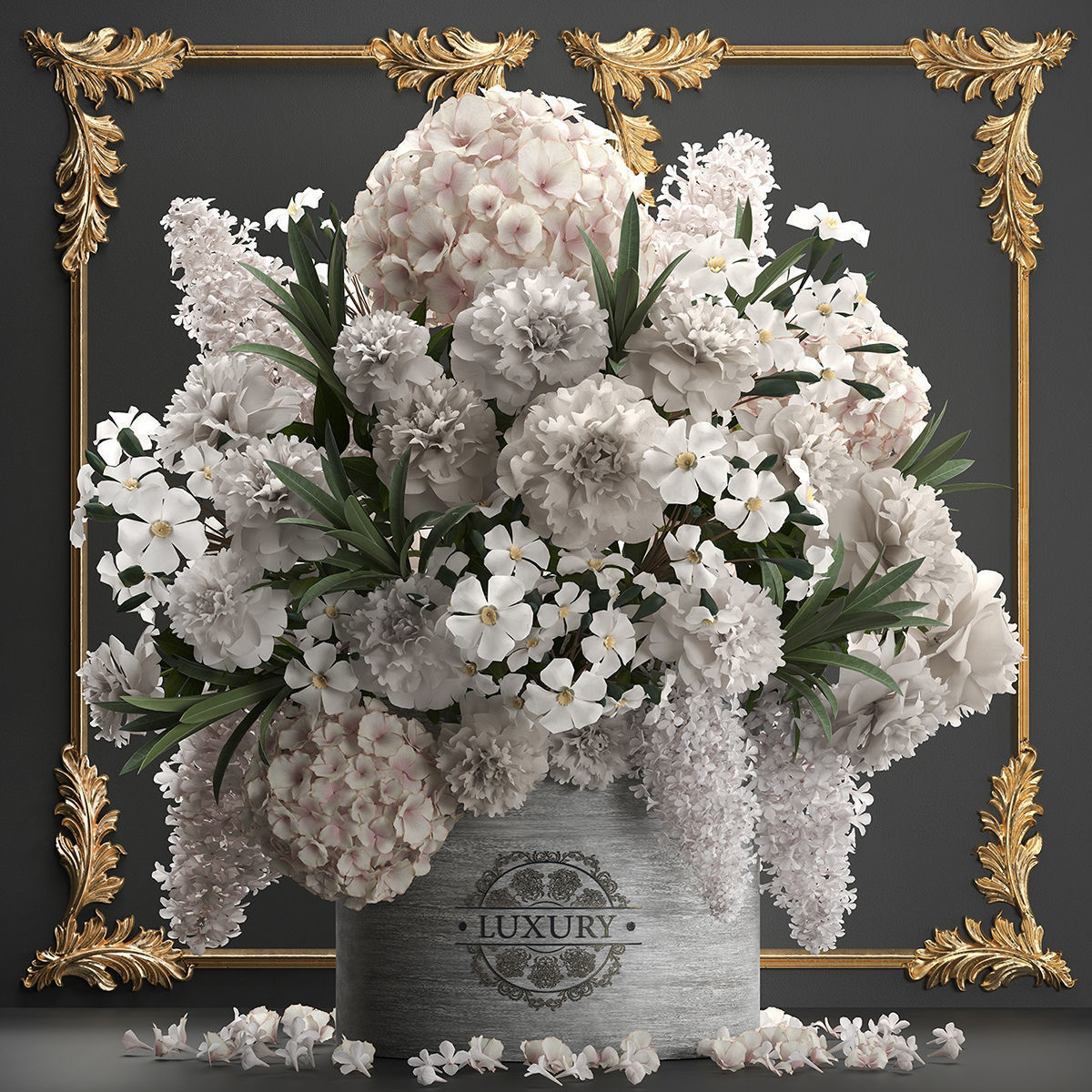 Collection of bouquets 30 pieces 3D model_2