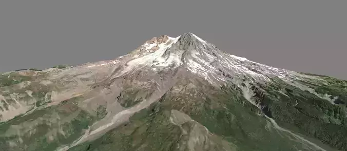 Mount Rainier 3d model