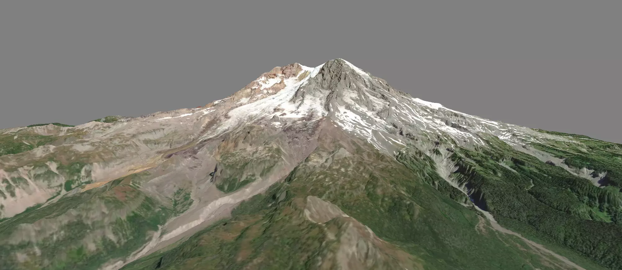 Mount Rainier 3d model 3D model