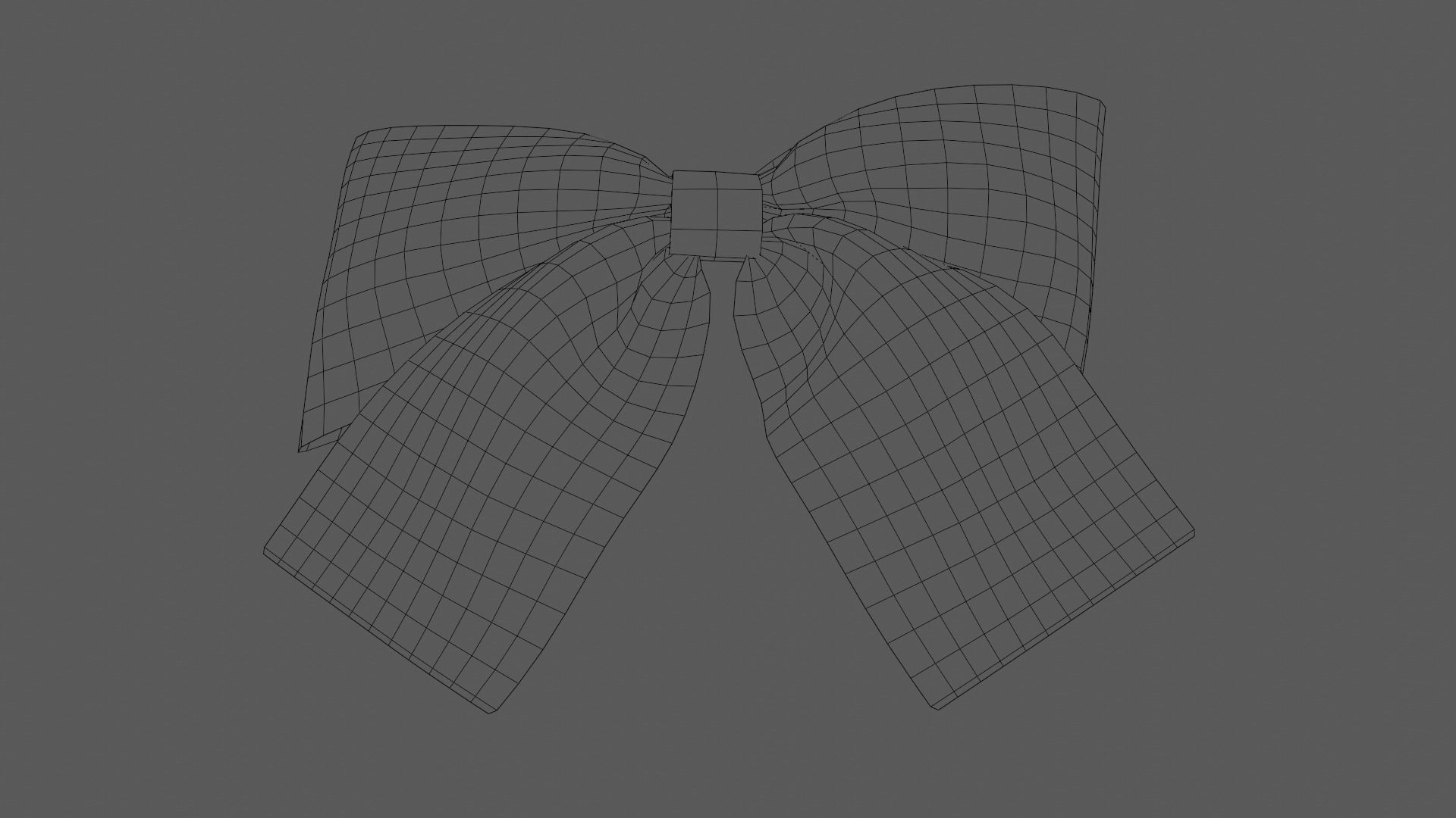 Bow uniform student outfit v25 3D model_10