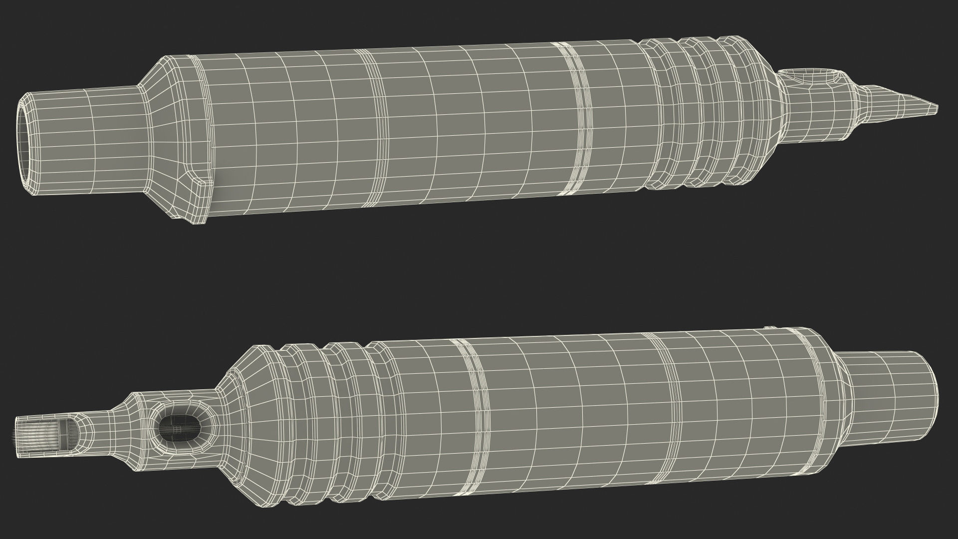 Cheyenne Hawk Tattoo Machine Pen 3D model_21