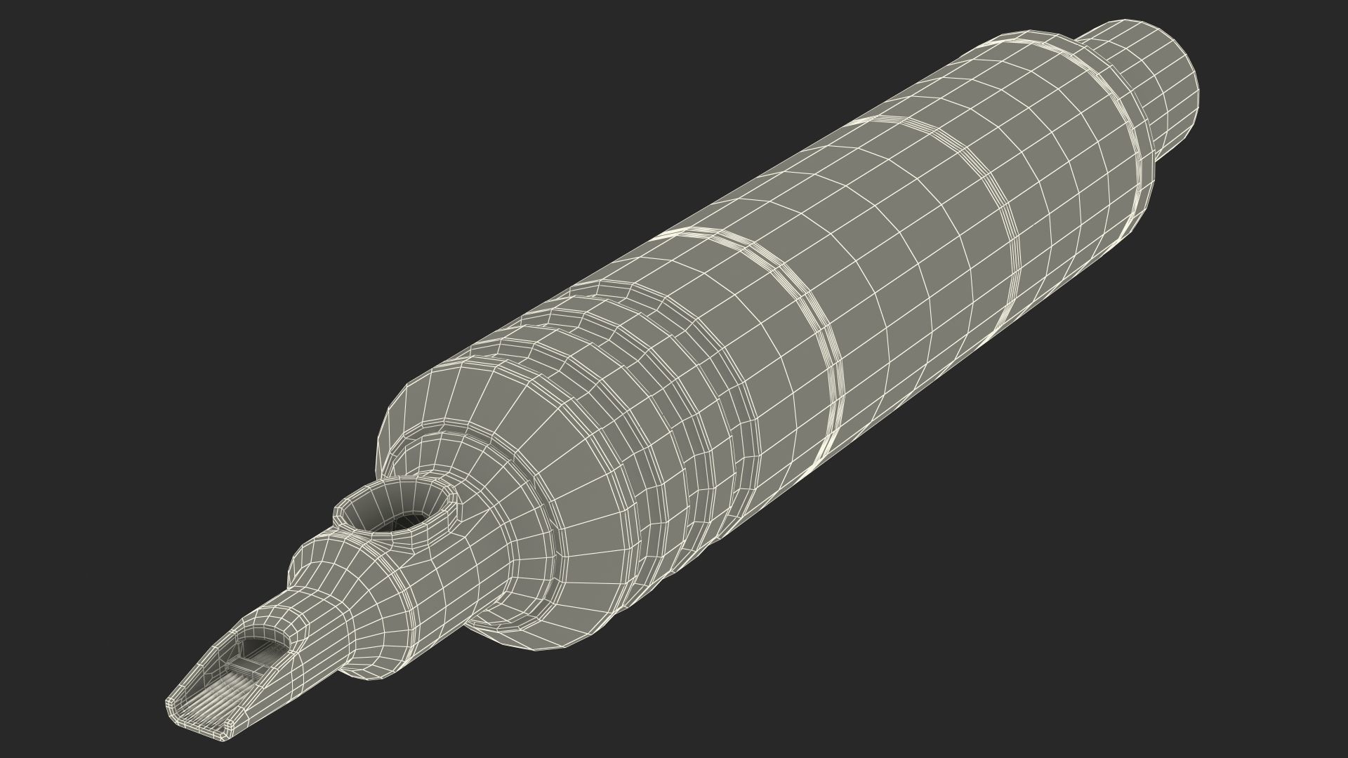 Cheyenne Hawk Tattoo Machine Pen 3D model_20