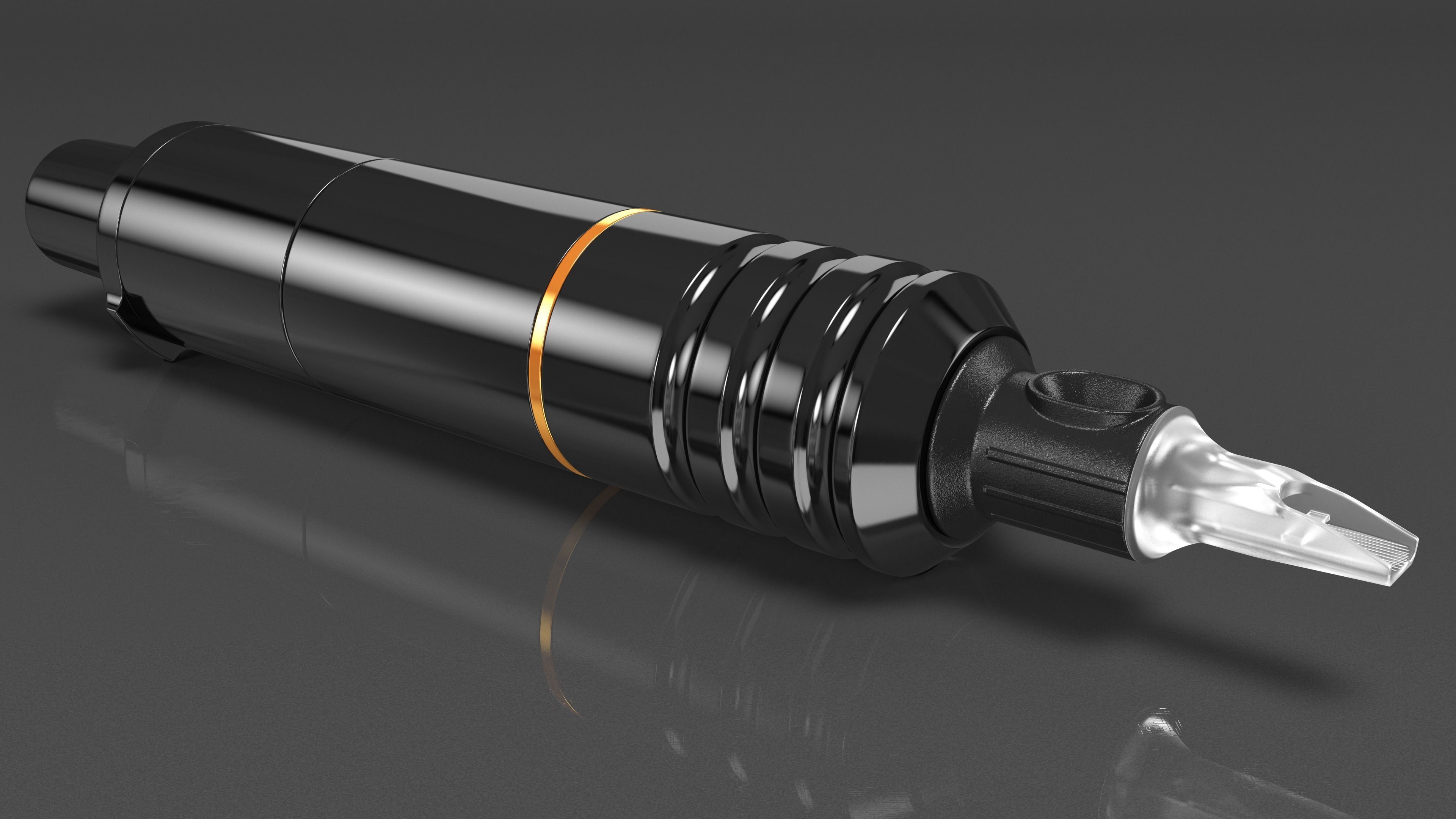 Cheyenne Hawk Tattoo Machine Pen 3D model_27