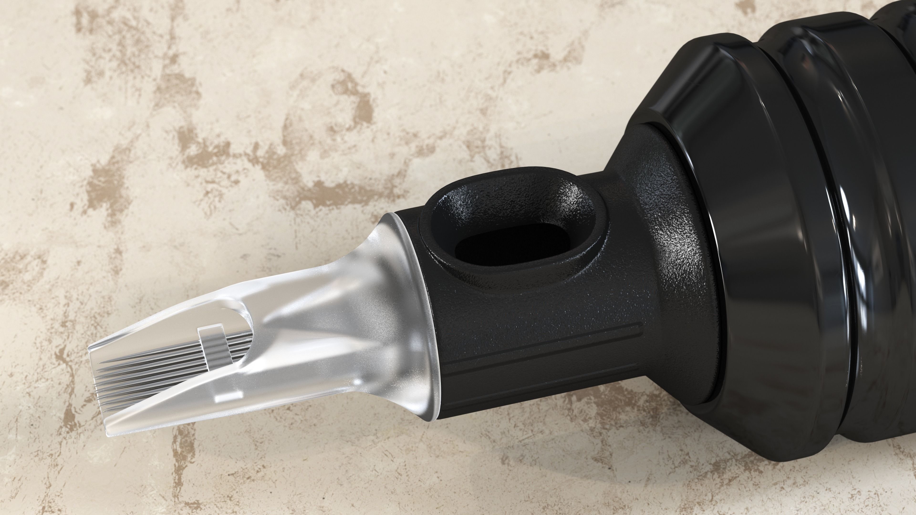 Cheyenne Hawk Tattoo Machine Pen 3D model_25