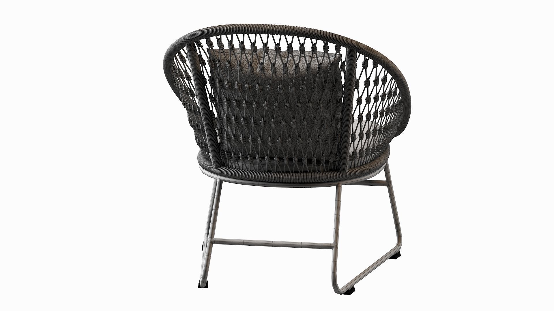 Outdoor Lounge Chair Coco Republic Bolletti 3D model_37