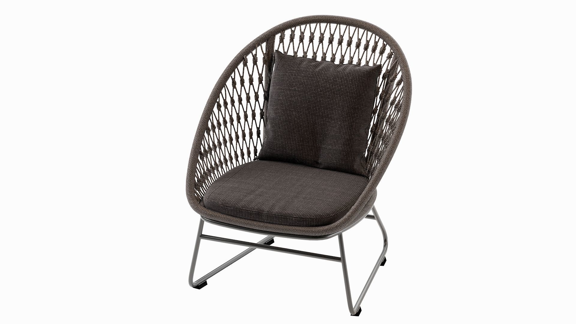 Outdoor Lounge Chair Coco Republic Bolletti 3D model_1