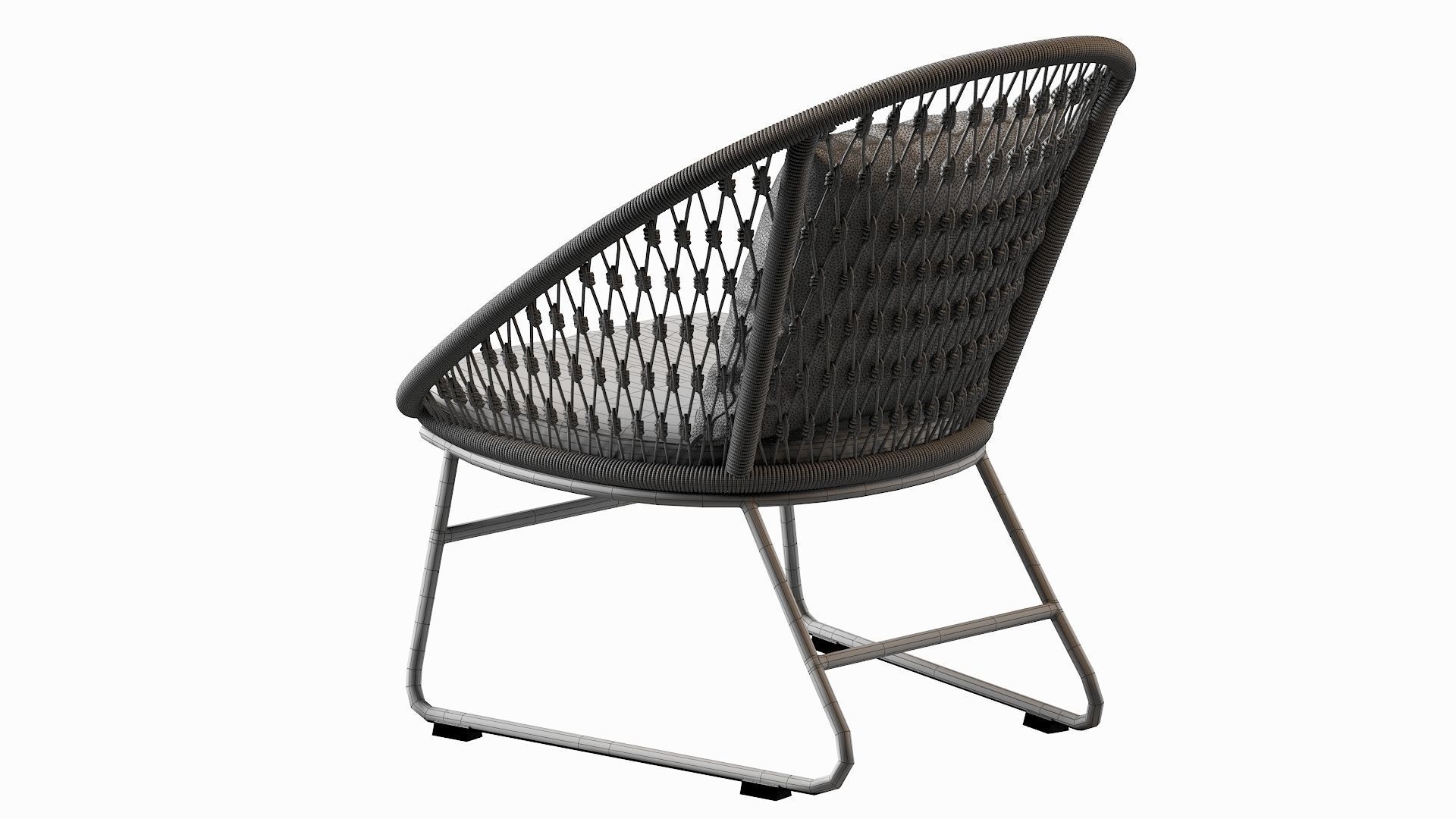 Outdoor Lounge Chair Coco Republic Bolletti 3D model_30