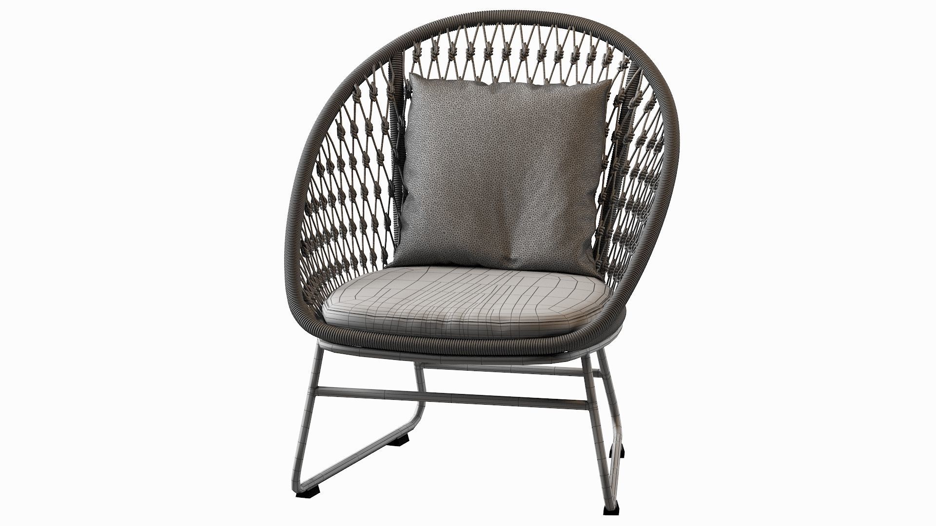 Outdoor Lounge Chair Coco Republic Bolletti 3D model_29