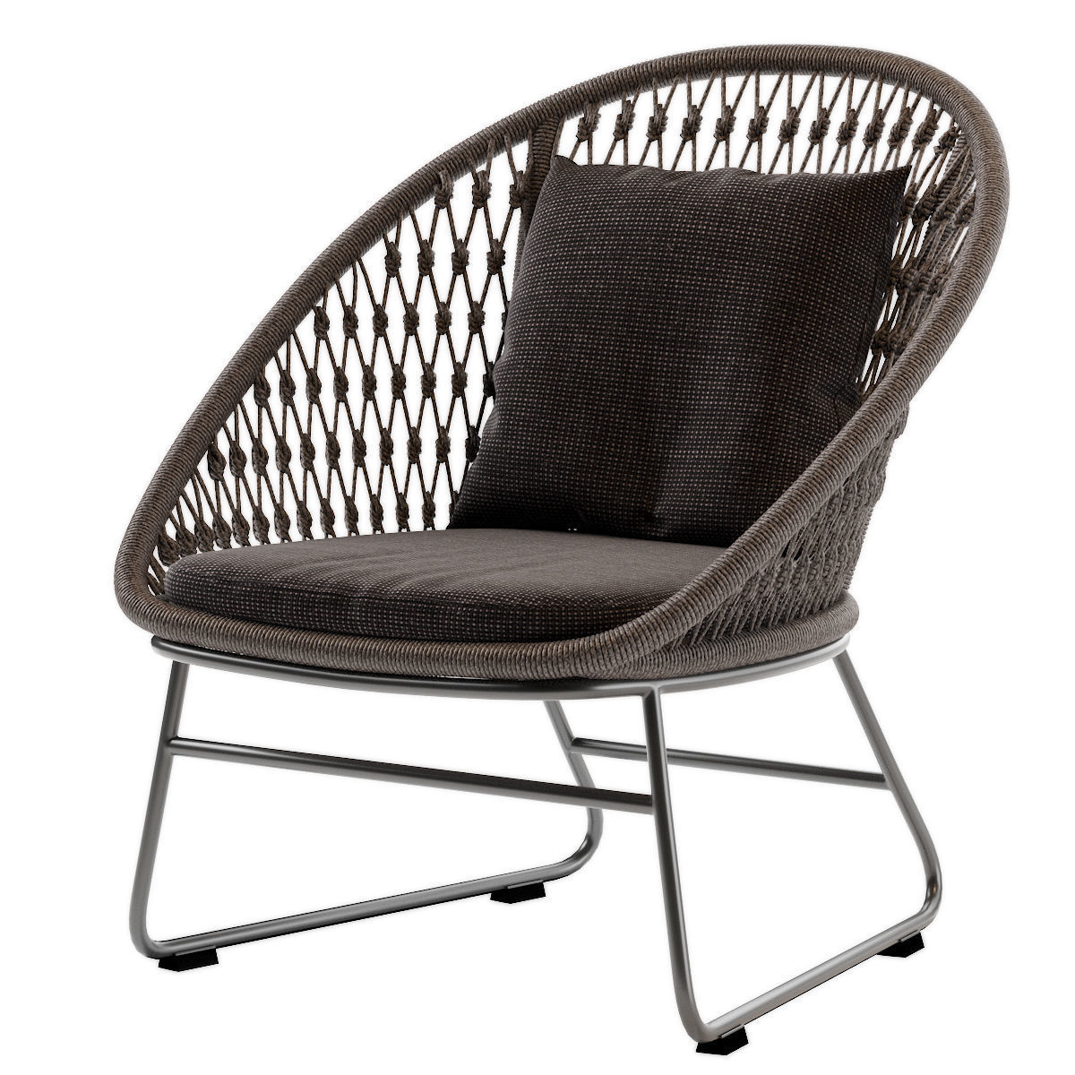 Outdoor Lounge Chair Coco Republic Bolletti 3D model_22