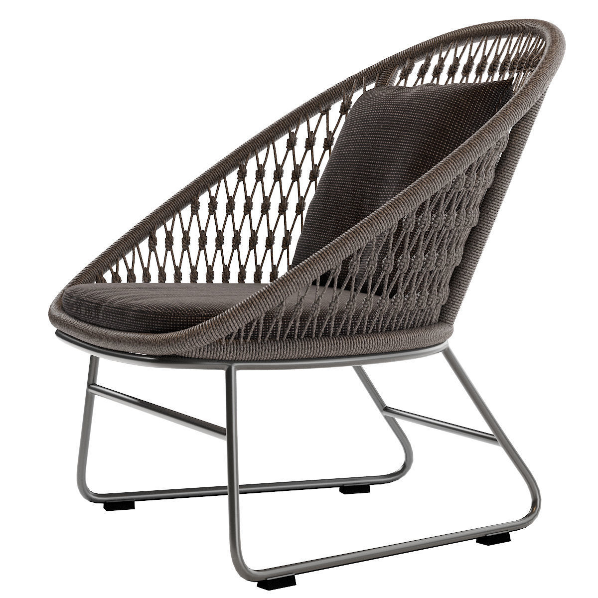 Outdoor Lounge Chair Coco Republic Bolletti 3D model_25
