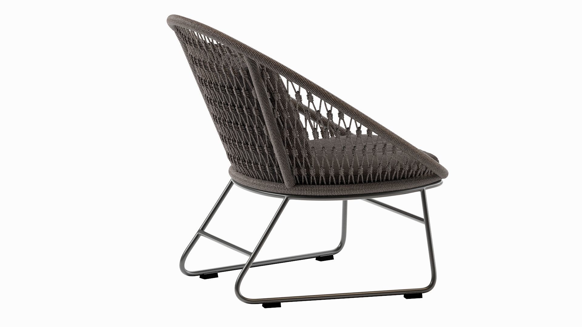 Outdoor Lounge Chair Coco Republic Bolletti 3D model_13
