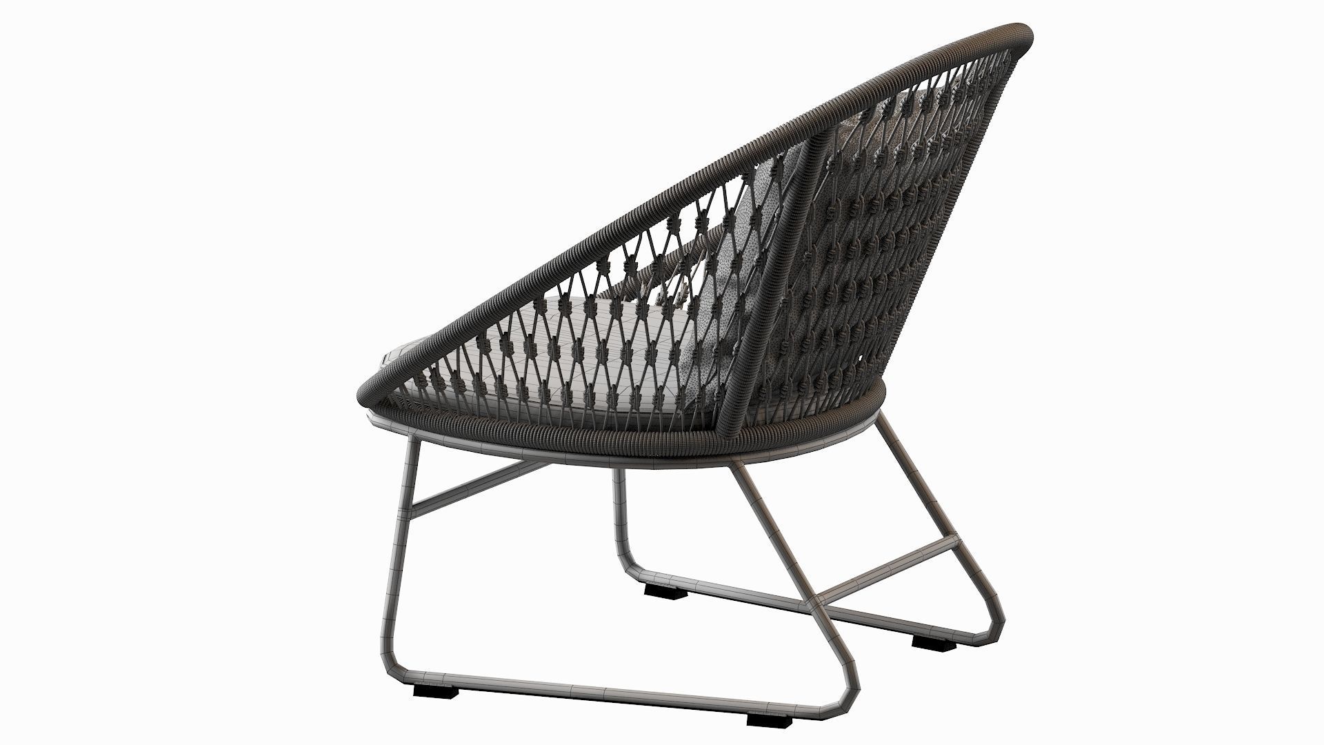 Outdoor Lounge Chair Coco Republic Bolletti 3D model_36