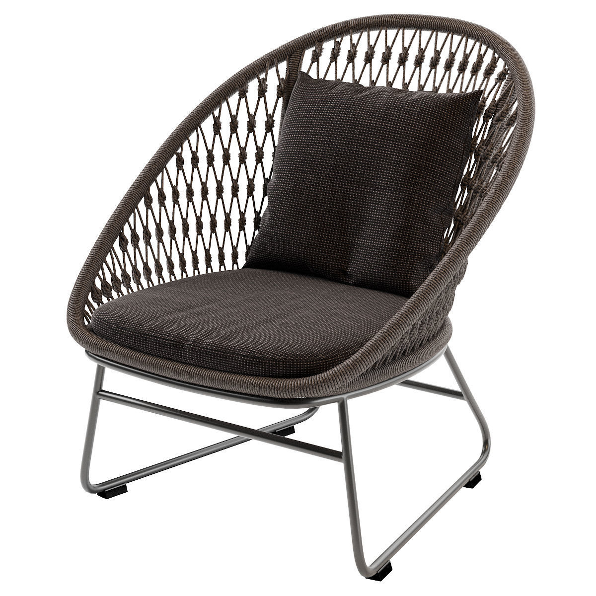 Outdoor Lounge Chair Coco Republic Bolletti 3D model_24