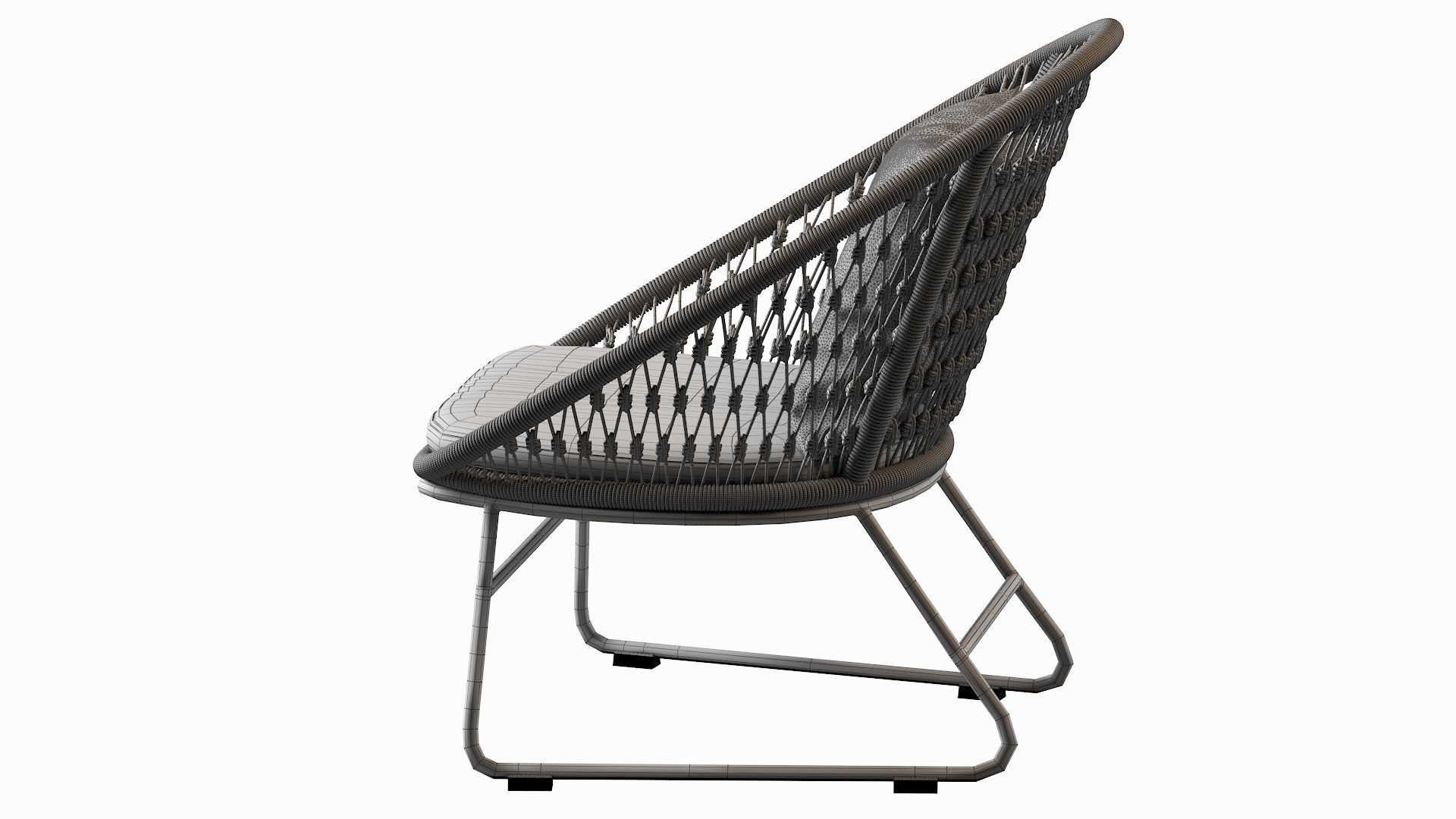 Outdoor Lounge Chair Coco Republic Bolletti 3D model_35