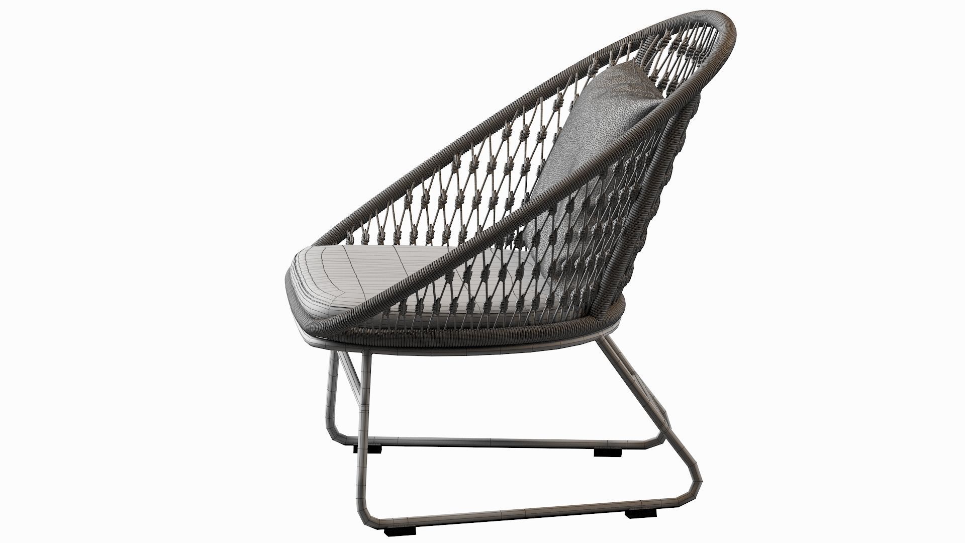 Outdoor Lounge Chair Coco Republic Bolletti 3D model_32