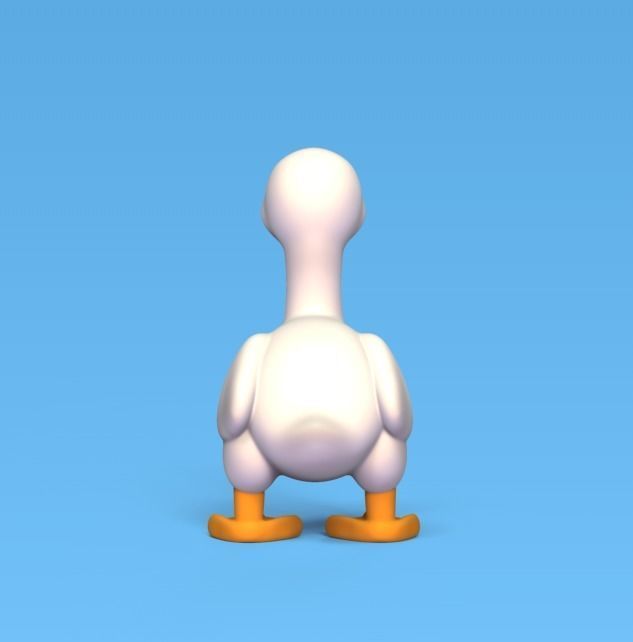 Cute Goose 3D print model_2