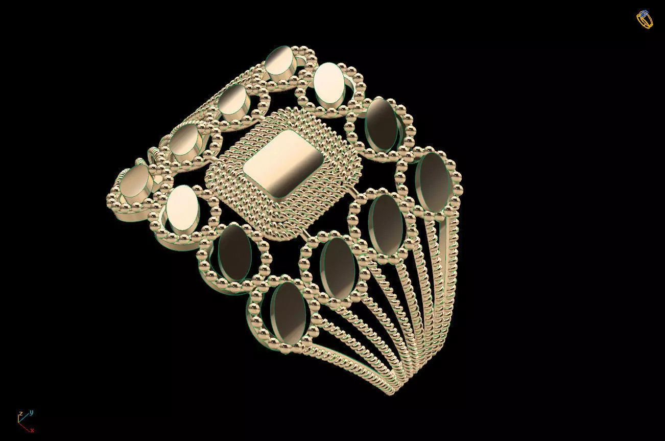 Ring 13 3D print model_0