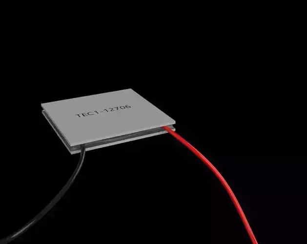 Peltier module Free 3D model
