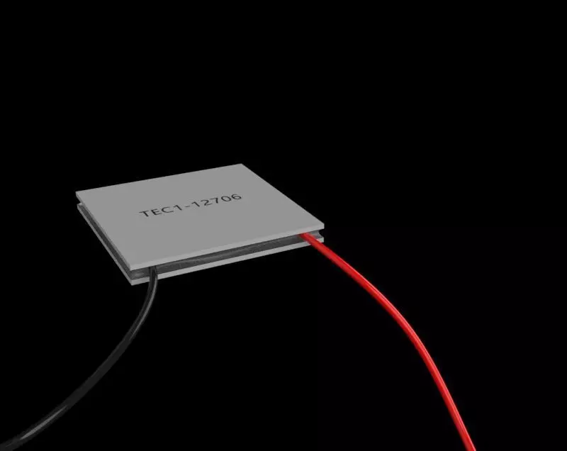 Peltier module Free 3D model_0