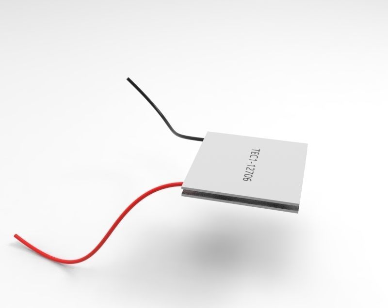 Peltier module Free 3D model_1