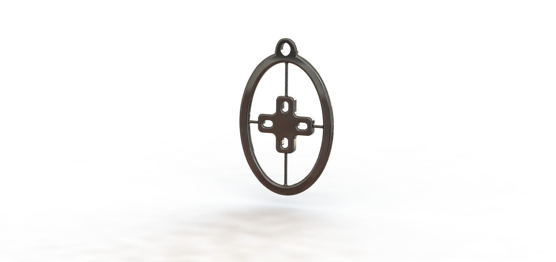 Symbol of Intelligence Pendant 3D print model_2