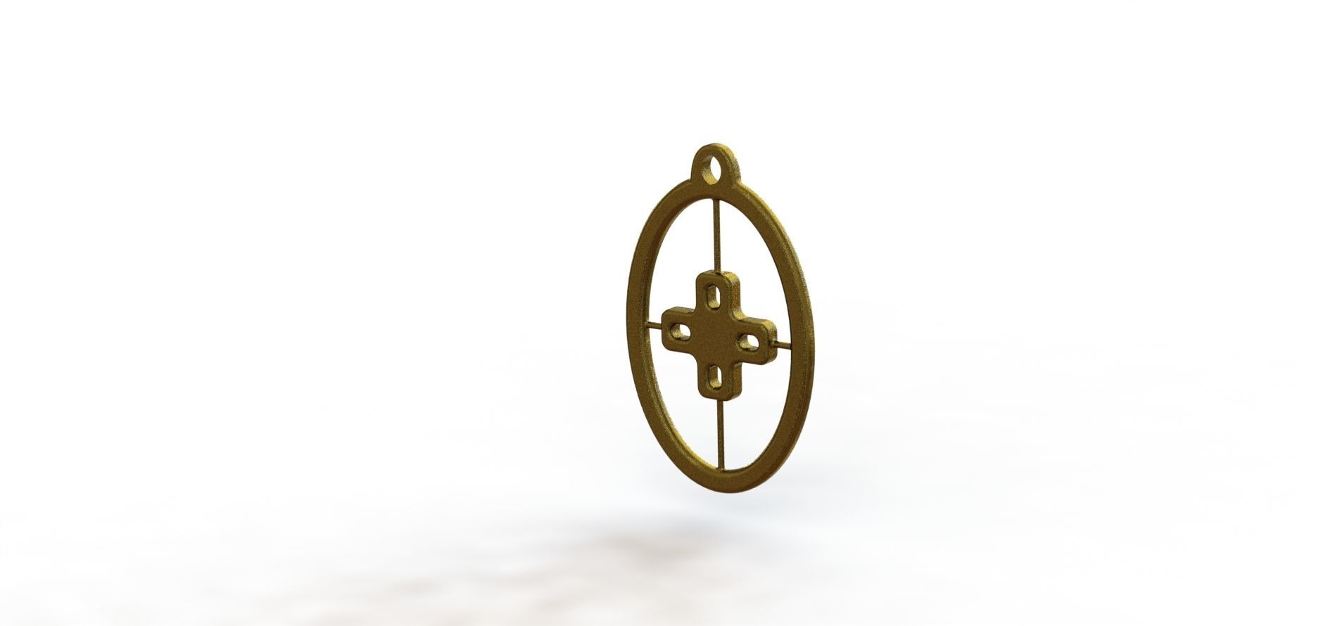 Symbol of Intelligence Pendant 3D print model_3