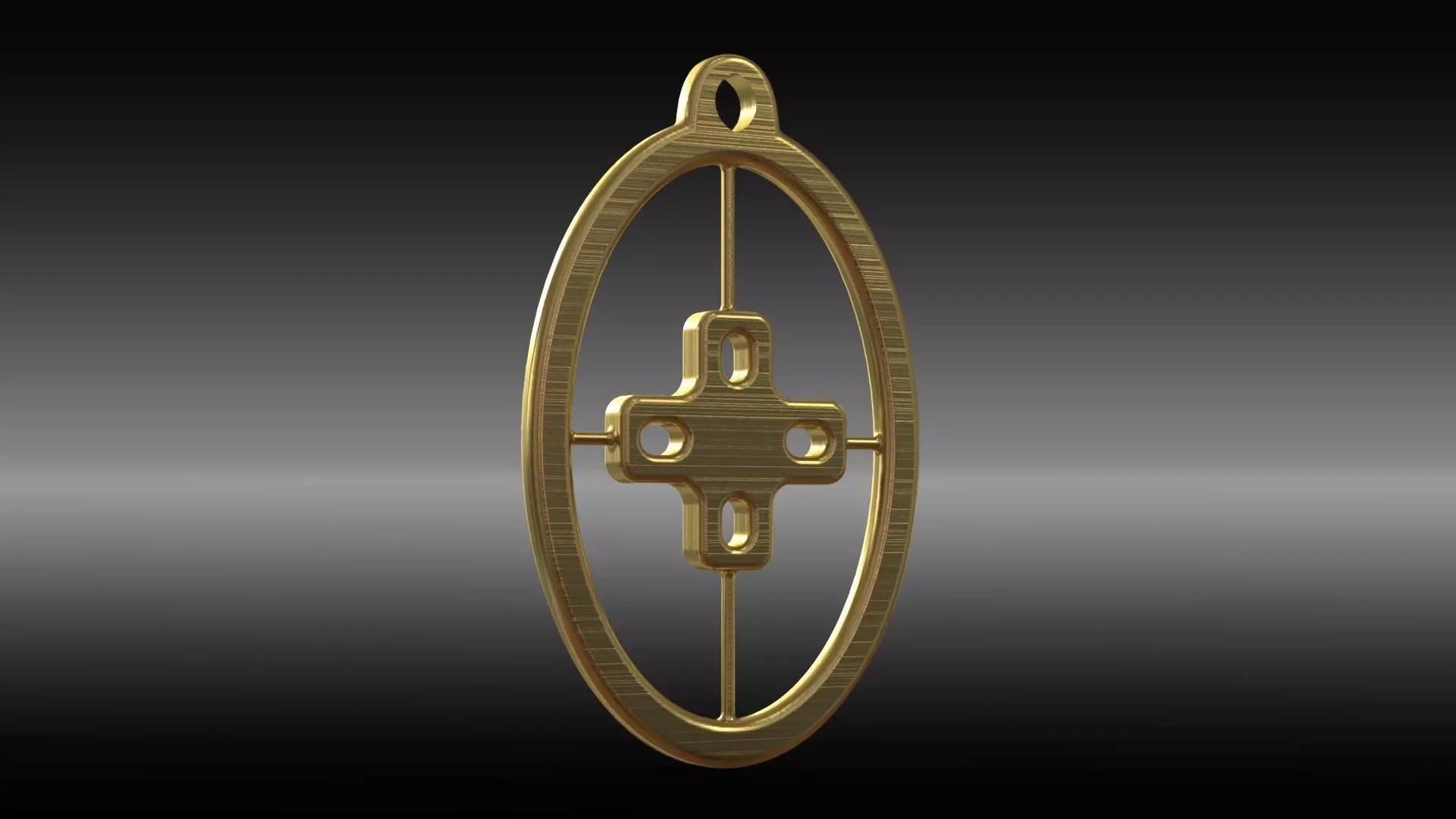Symbol of Intelligence Pendant 3D print model_0