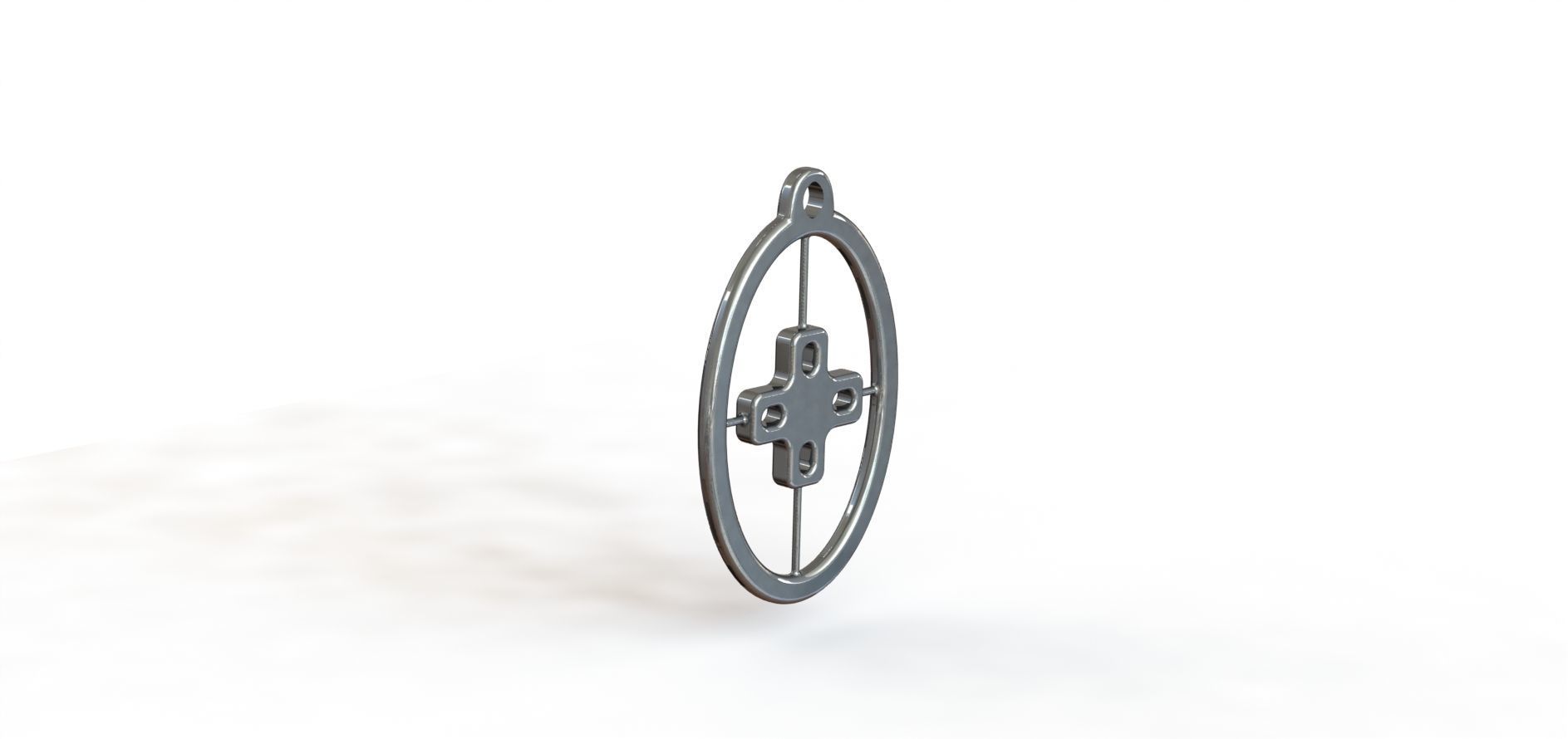 Symbol of Intelligence Pendant 3D print model_1