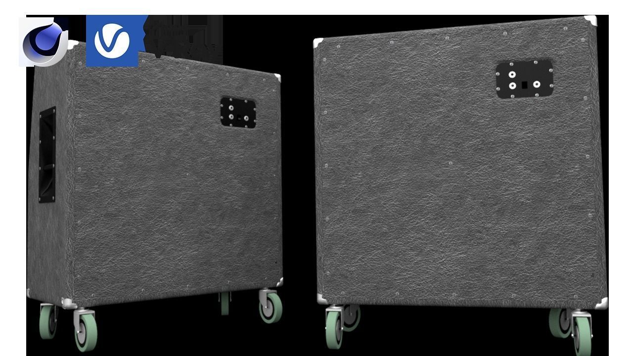 Speaker Cabinet 4x12 3D model_40