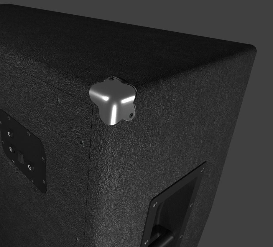 Speaker Cabinet 4x12 3D model_16