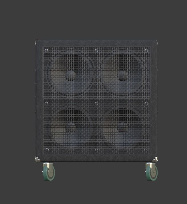 Speaker Cabinet 4x12 3D model_5