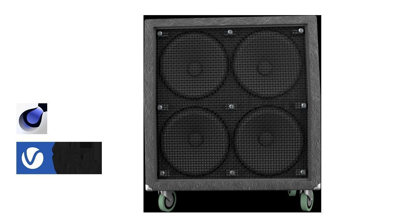 Speaker Cabinet 4x12 3D model_43