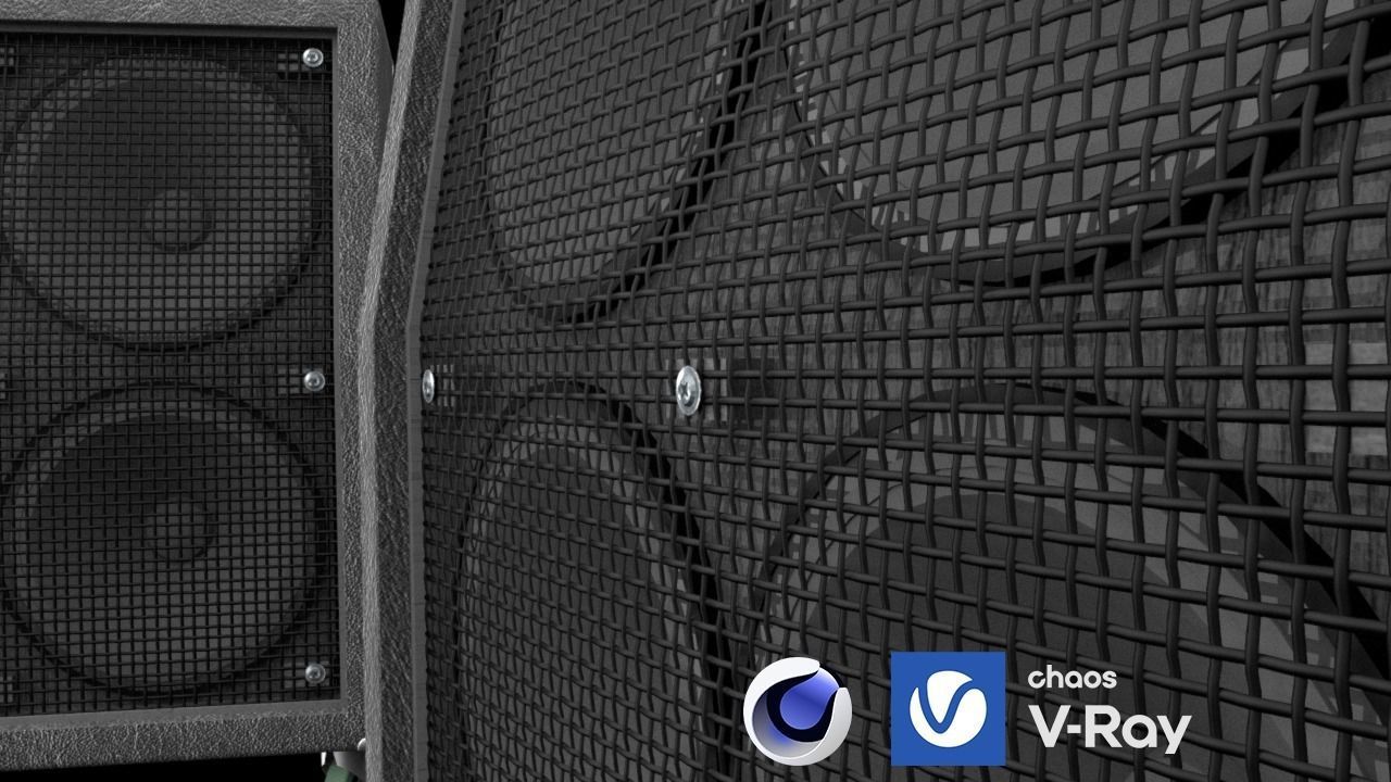 Speaker Cabinet 4x12 3D model_41