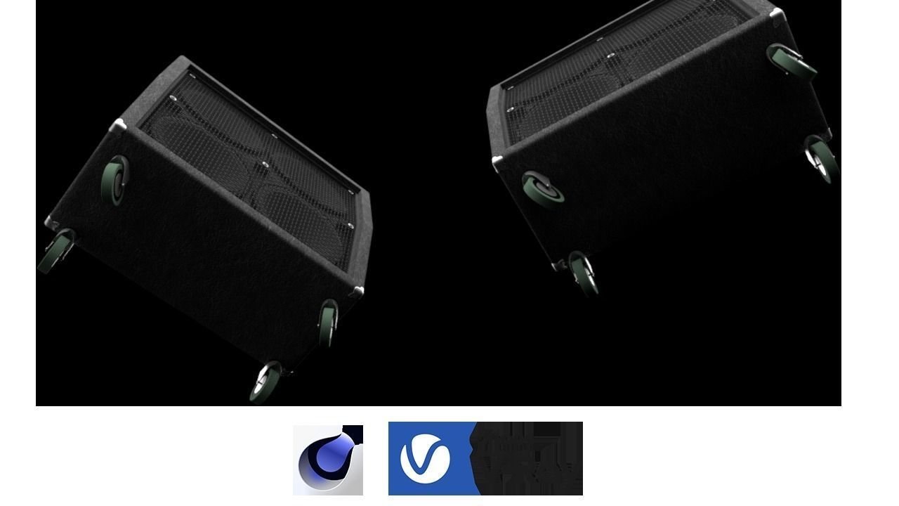 Speaker Cabinet 4x12 3D model_42