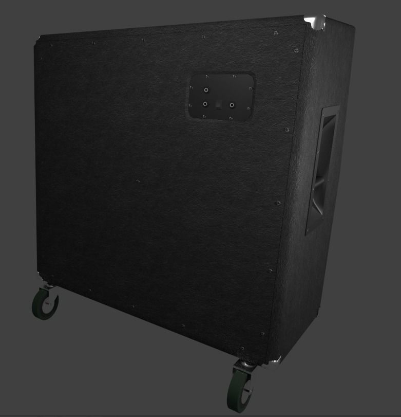 Speaker Cabinet 4x12 3D model_25